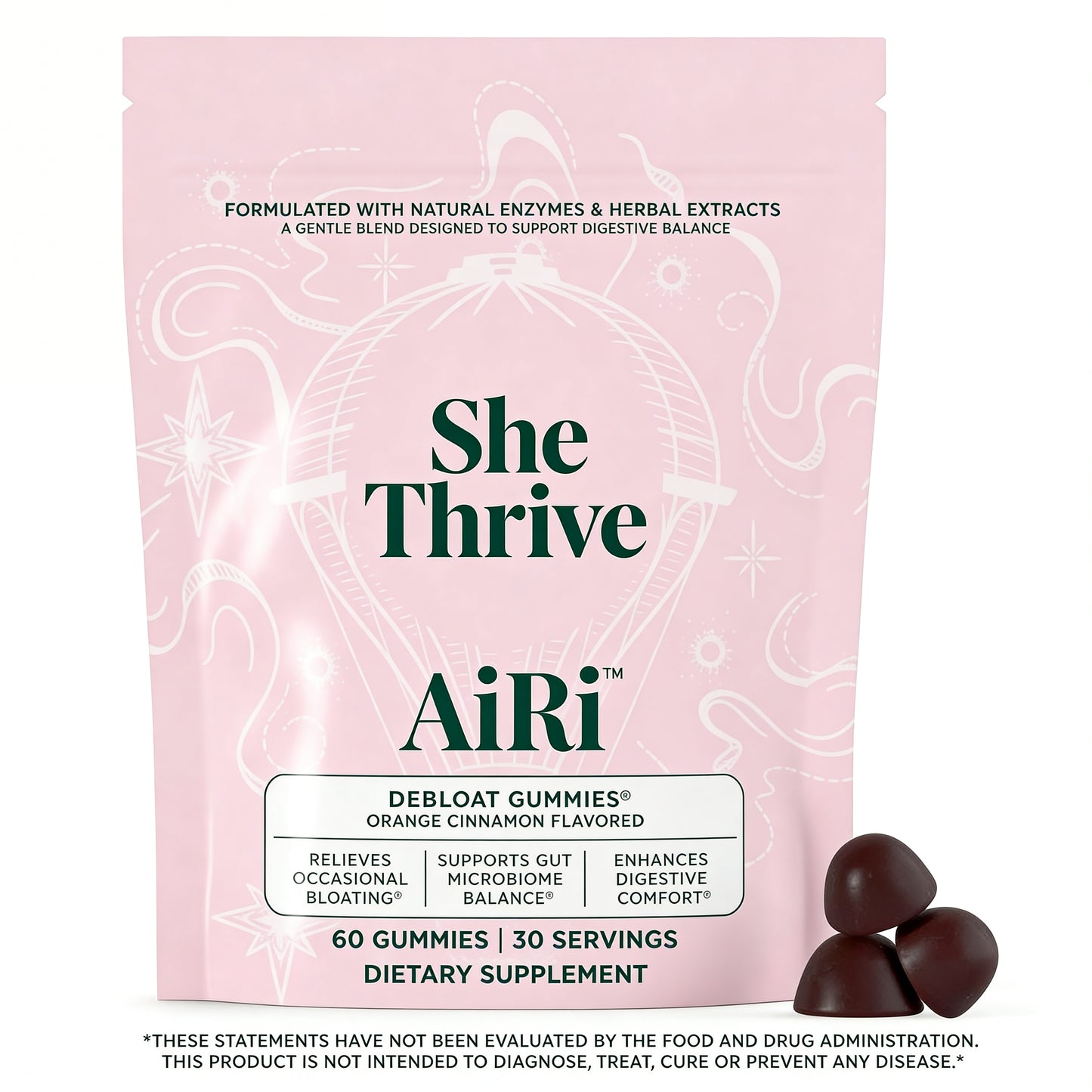 She Thrive Debloat Gummies